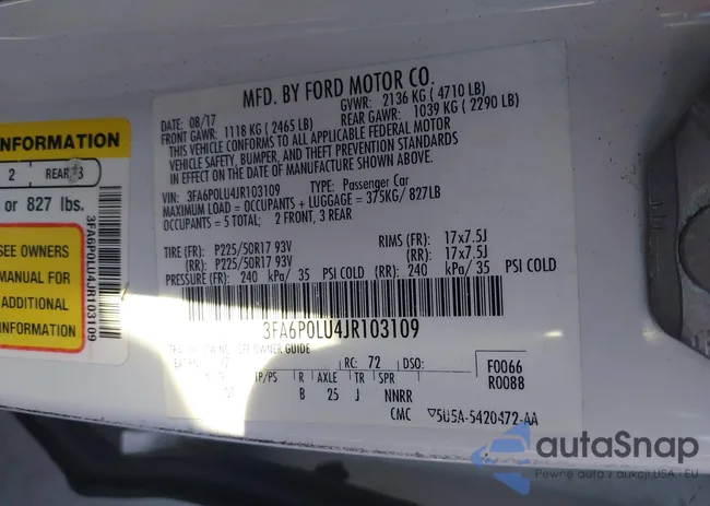 3FA6P0LU4JR103109: 43577204