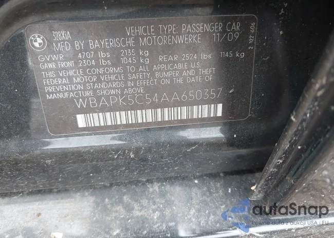 WBAPK5C54AA650357: 43577233