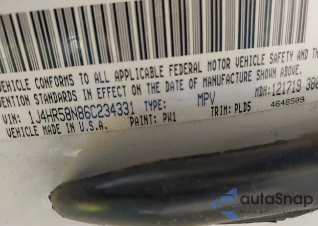 1J4HR58N86C234331: 43578715