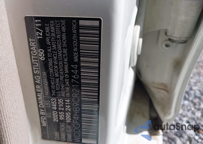 WDDGF4HB9CR217644: 43578774