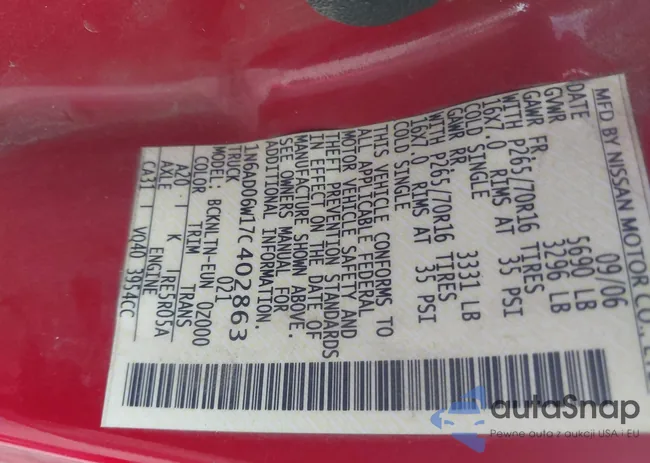 1N6AD06W17C402863: 43578042