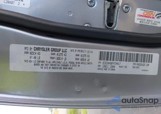 2C3CDXHG8FH734017: 43578190