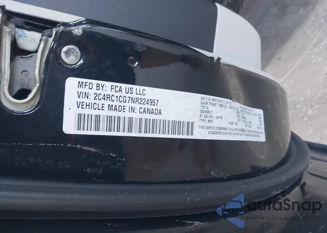 2C4RC1CG7NR224957: 43579720