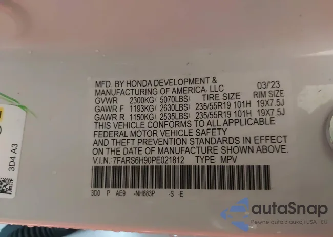 7FARS6H90PE021812: 43578954