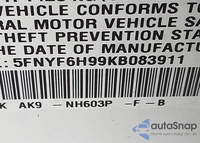 5FNYF6H99KB083911: 43579266