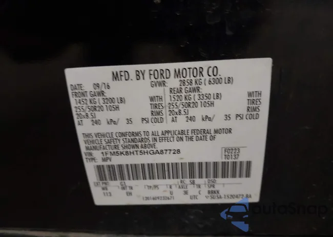 1FM5K8HT5HGA87728: 43580439