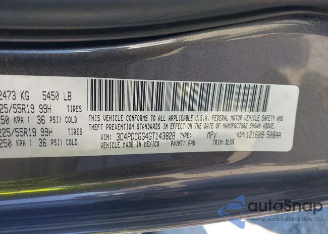 3C4PDCGG4GT143828: 43580530