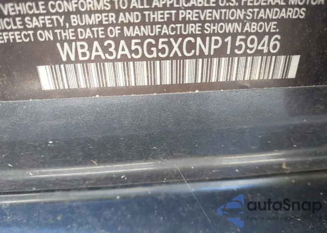 WBA3A5G5XCNP15946: 43579952