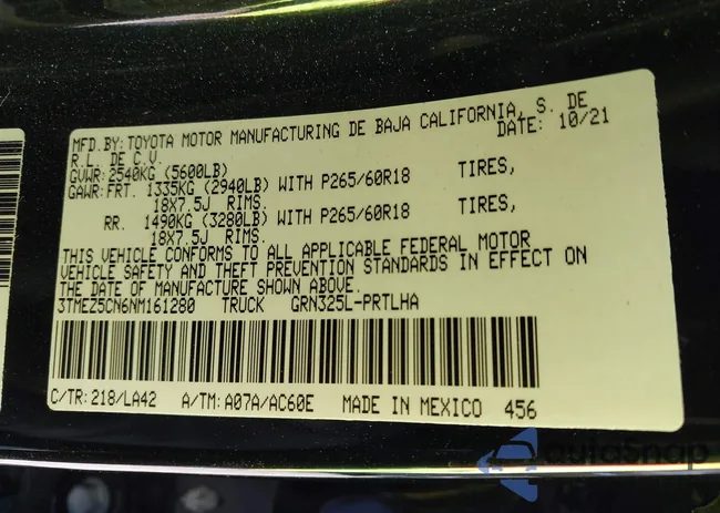 3TMEZ5CN6NM161280: 43581391