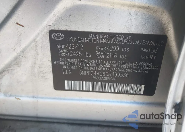 5NPEC4AC6CH499536: 43581036