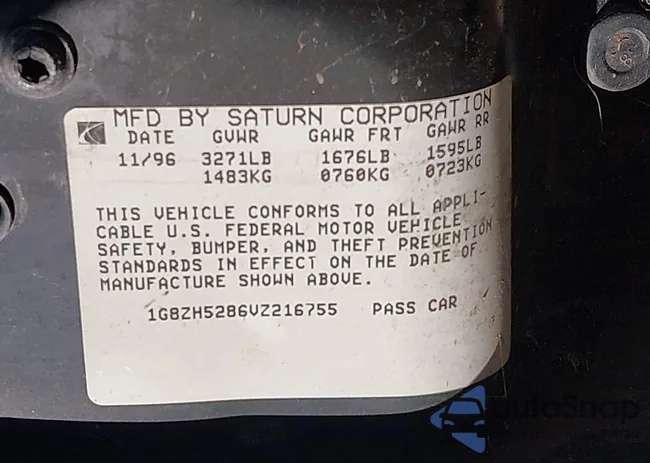 1G8ZH5286VZ216755: 43581076