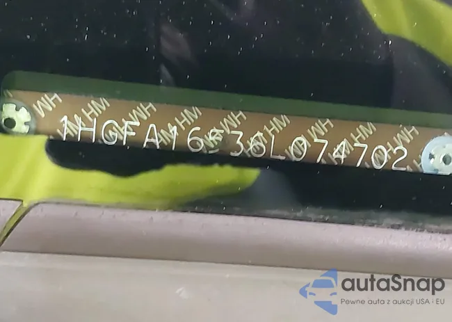 1HGFA16536L074702: 43582499