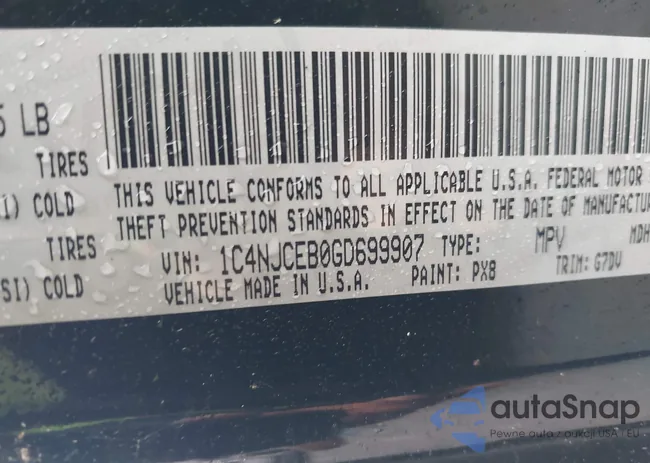 1C4NJCEB0GD699907: 43582704