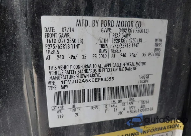 1FMJU2A5XEEF64355: 43583458