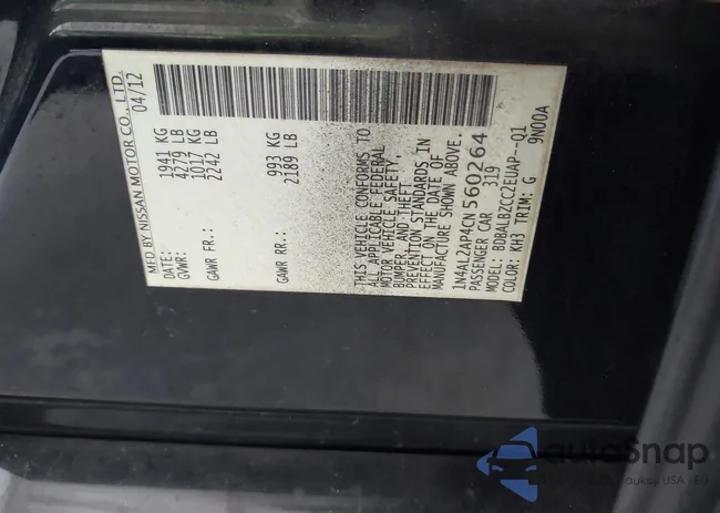 1N4AL2AP4CN560264: 43583703