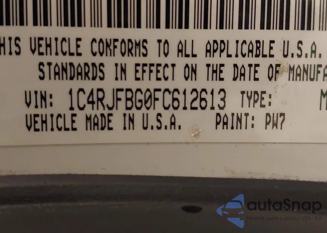 1C4RJFBG0FC612613: 43584432