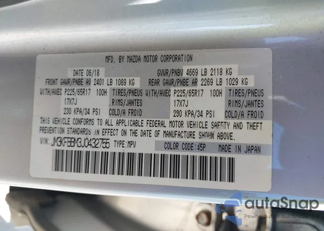 JM3KFBBM3J0432755: 43584042