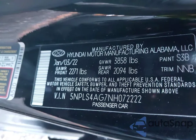 5NPLS4AG7NH072222: 43585355