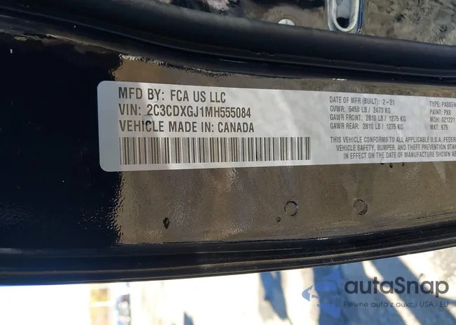 2C3CDXGJ1MH555084: 43585757