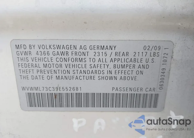 WVWML73C39E552681: 43585917