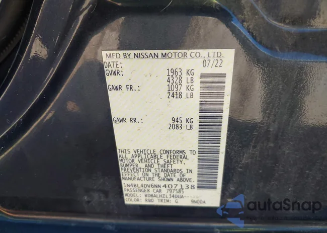 1N4BL4DV6NN407138: 43585921