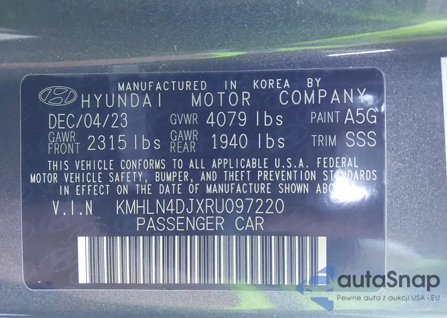 KMHLN4DJXRU097220: 43585313