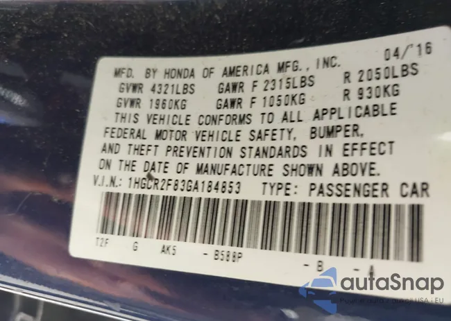 1HGCR2F83GA184853: 43586375