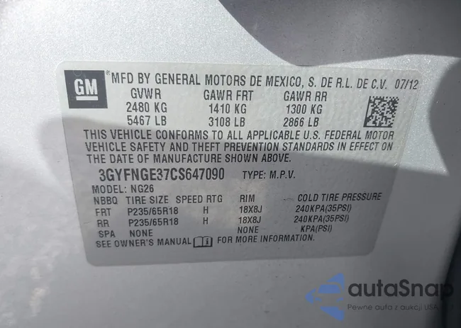 3GYFNGE37CS647090: 43586423