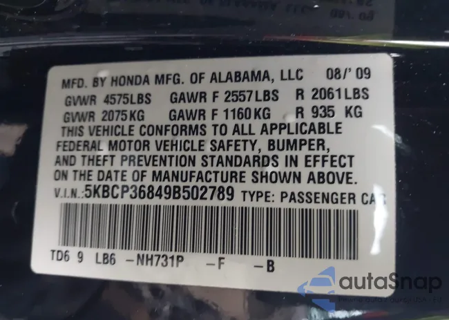 5KBCP36849B502789: 43586390