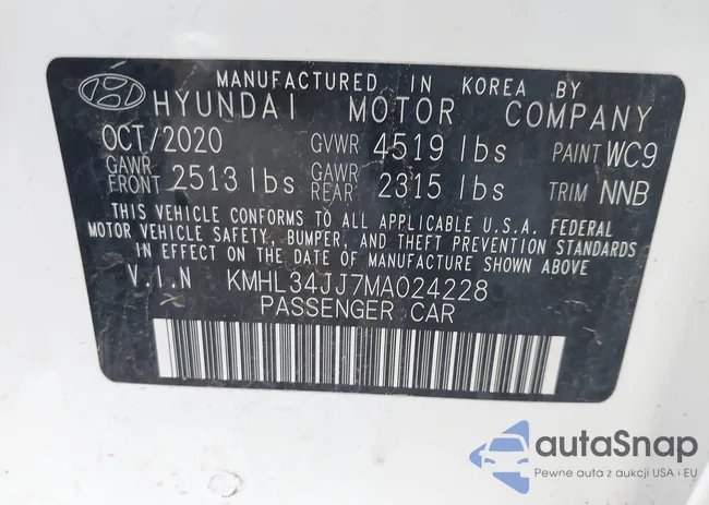 KMHL34JJ7MA024228: 43586507