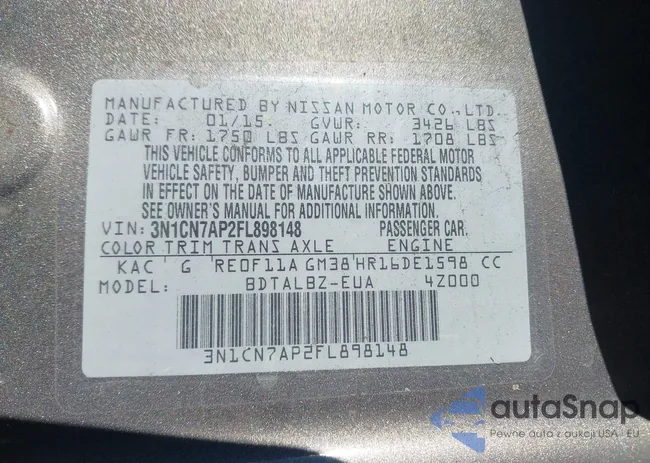 3N1CN7AP2FL898148: 43586614