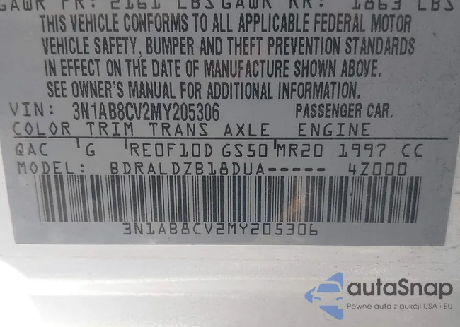 3N1AB8CV2MY205306: 43586671