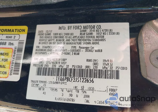 1FA6P8CF3J5122656: 43586720