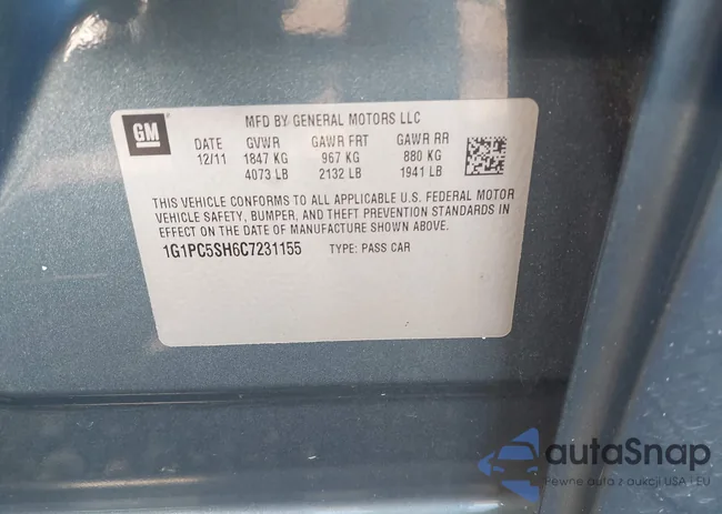 1G1PC5SH6C7231155: 43586815