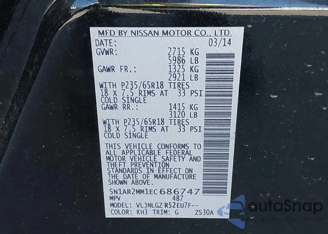 5N1AR2MM1EC686747: 43586825