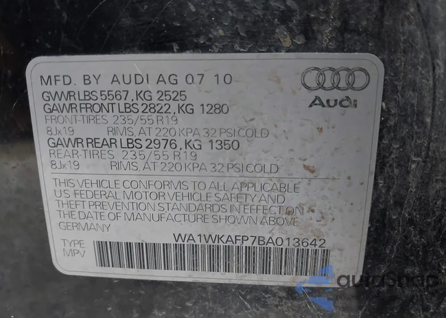 1FTEW1C88AFB38752: 43586160