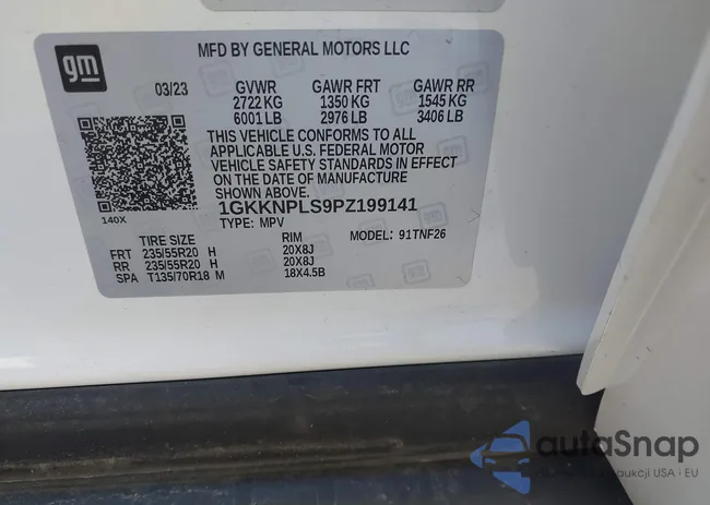 1GKKNPLS9PZ199141: 43586166