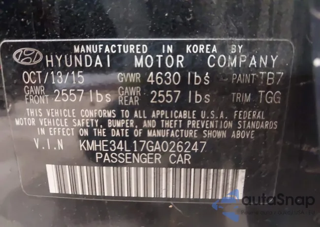 KMHE34L17GA026247: 43586229