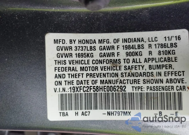 19XFC2F58HE006292: 43586236