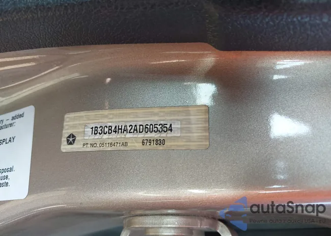 1B3CB4HA2AD605354: 43587337