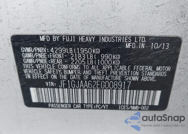 JF1GJAA62EG008917: 43587555
