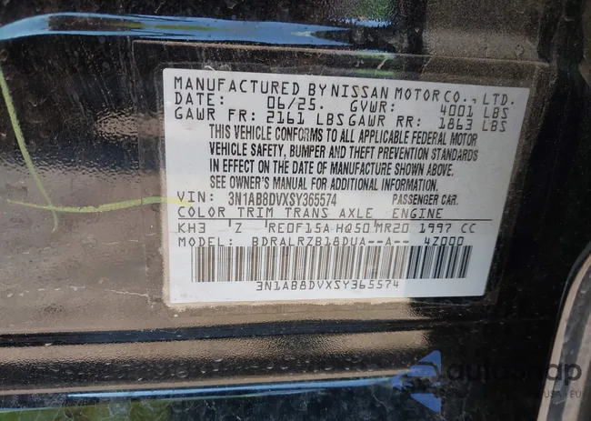 3N1AB8DVXSY365574: 43587575