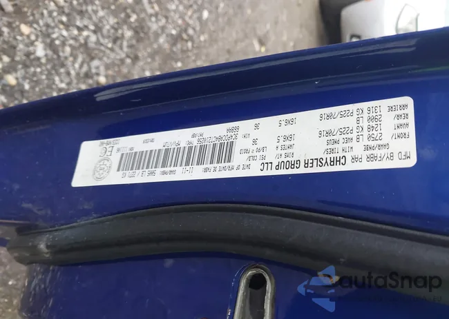 3C4PDCAB4CT210256: 43587806