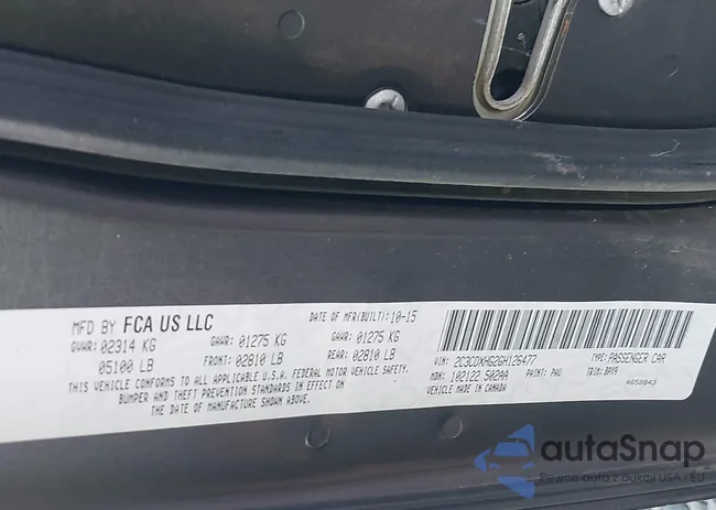 2C3CDXHG2GH126477: 43586923