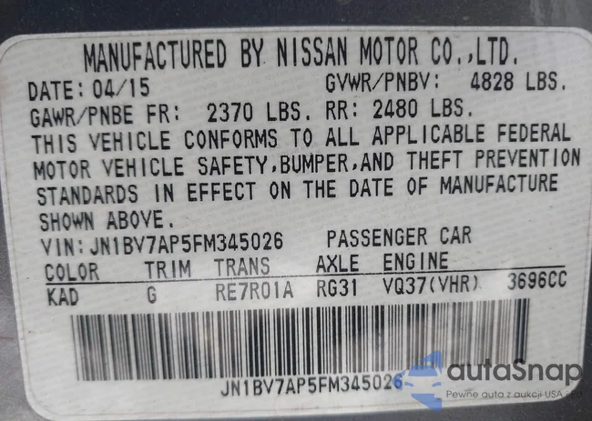 JN1BV7AP5FM345026: 43586924