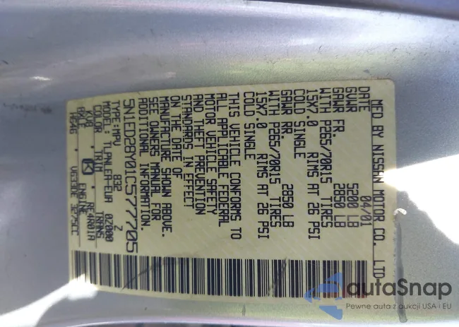 5N1ED28Y01C577705: 43587004