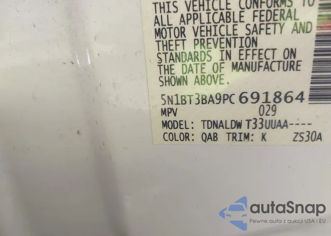 5N1BT3BA9PC691864: 43587110