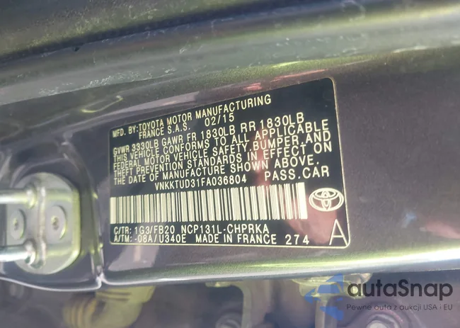 VNKKTUD31FA036804: 43588648