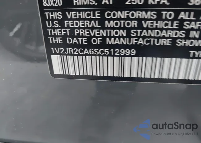 1V2JR2CA6SC512999: 43588884
