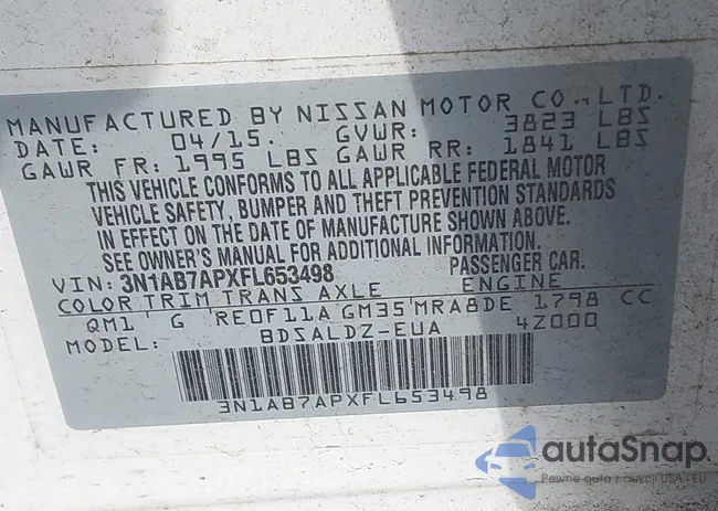 3N1AB7APXFL653498: 43588892